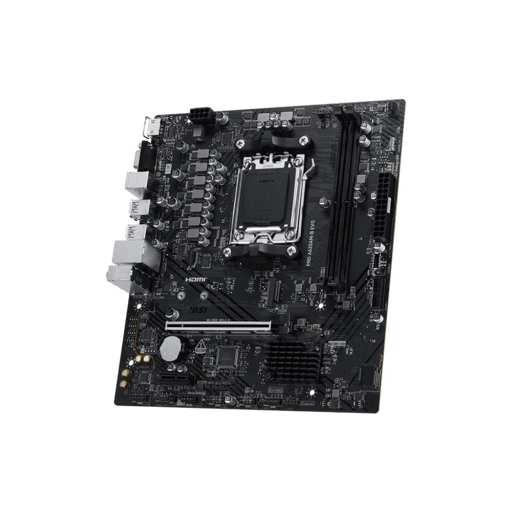 MSI PRO A620AM-B EVO carte mère AMD A620A Emplacement AM5 ATX