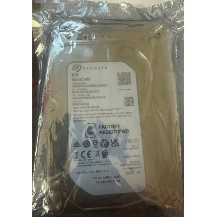 HDD Seagate Barracuda ST8000DM004 8TB Sata III Recertified | ECP Grossiste informatique