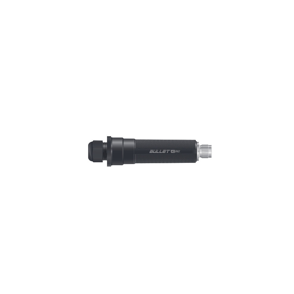 Ubiquiti BULLETAC-IP67 point d'accès réseaux locaux sans fil Noir Connexion Ethernet, supportant l'alimentation via ce port