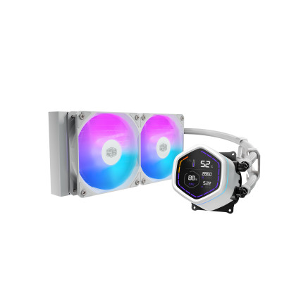 Cooler Master MasterLiquid Core Nex Digital Processeur Refroidisseur de liquide tout-en-un 12 cm Noir 1 pièce(s)