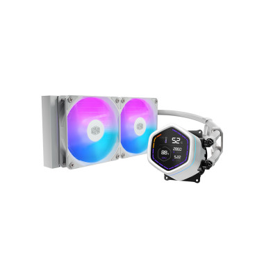 Cooler Master MasterLiquid Core Nex Digital Processeur Refroidisseur de liquide tout-en-un 12 cm Noir 1 pièce(s)