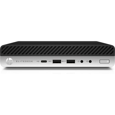 HP EliteDesk 705 G4 AMD A6 A6-9500E 8 Go DDR4-SDRAM 500 Go HDD Mini PC Noir