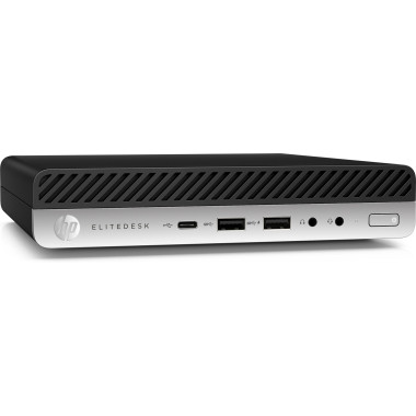 HP EliteDesk 705 G4 AMD A6 A6-9500E 8 Go DDR4-SDRAM 500 Go HDD Mini PC Noir