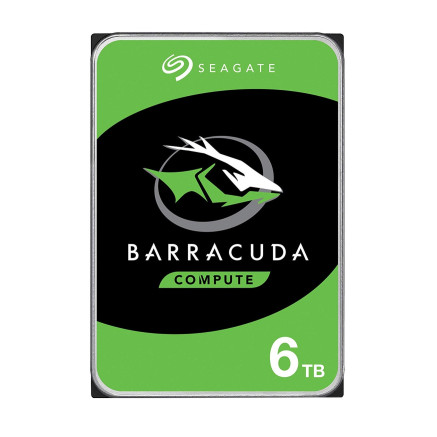 Seagate Barracuda 6TB disque dur 6 To 5400 tr min 256 Mo 3.5" Série ATA III
