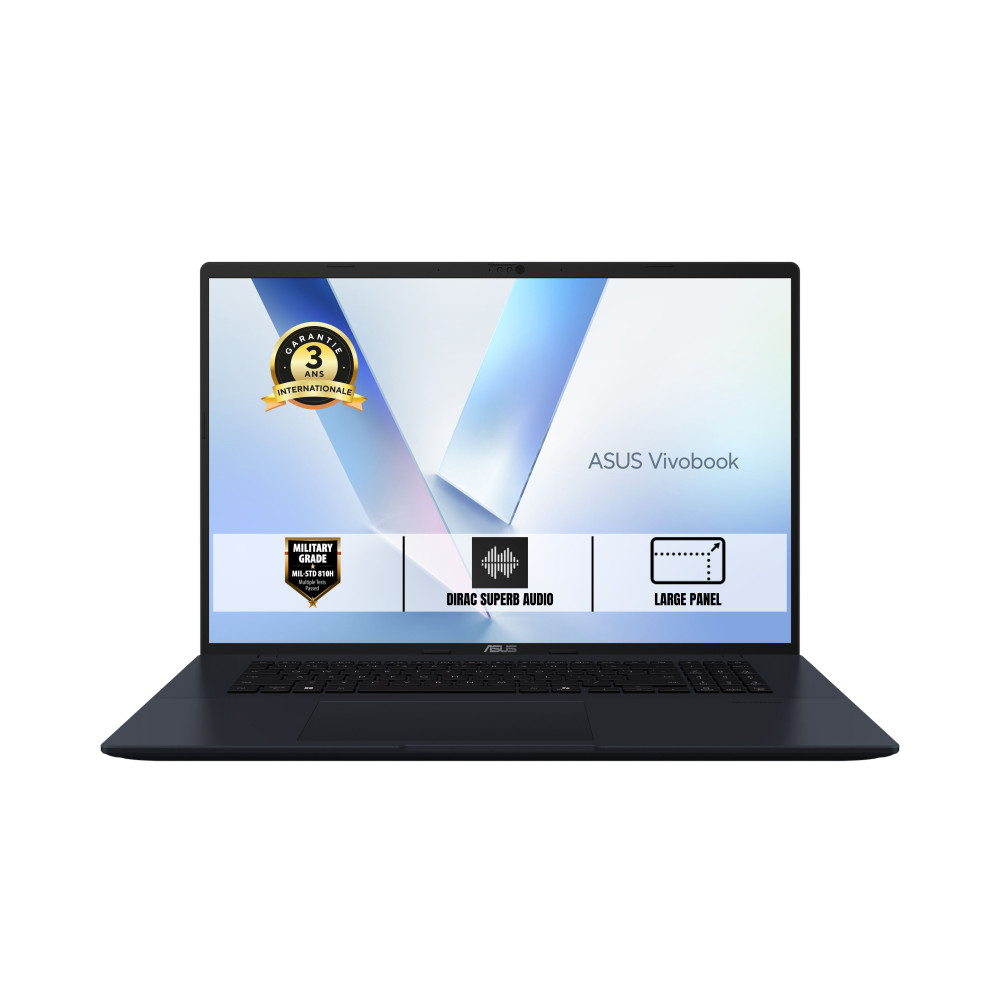 ASUS Vivobook 18 M1807GA-PRO-DISS8116X Copilot+ PC AMD Ryzen AI 7 445 Ordinateur portable 45,7 cm (18") WUXGA 16 Go DDR5-SDRAM