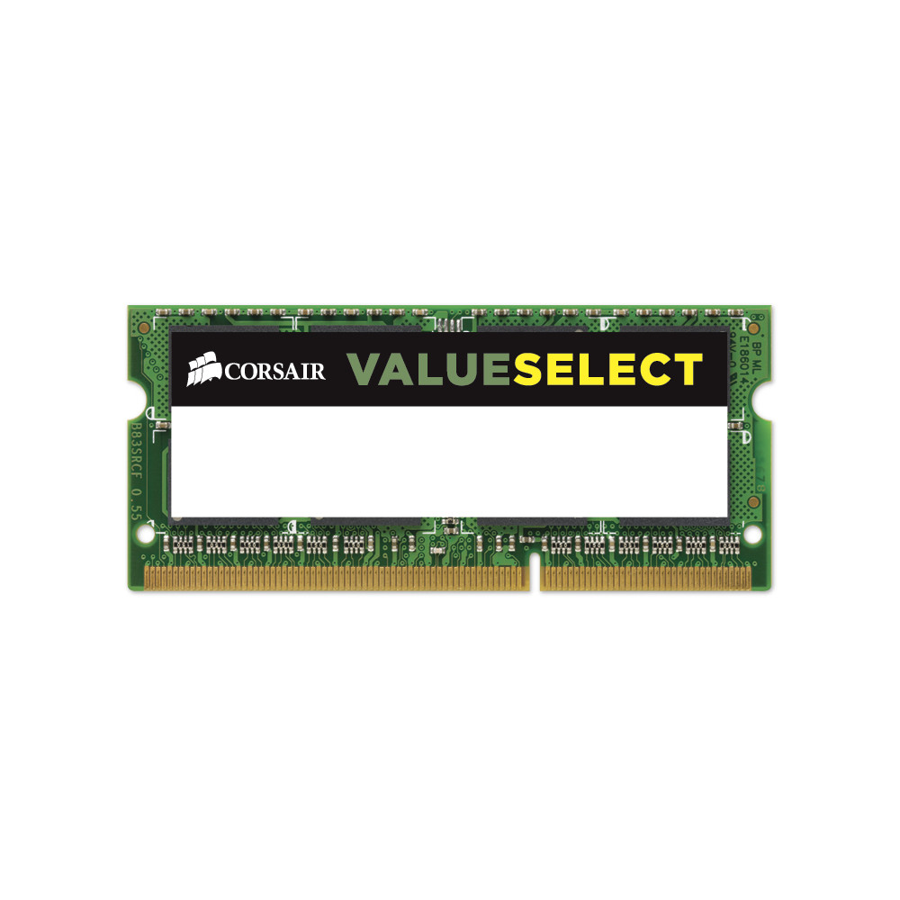 CORSAIR RAM Value Select - 16 GB (2 x 8 GB Kit) - DDR3L 1600 SO-DIMM CL11 | ECP Grossiste informatique