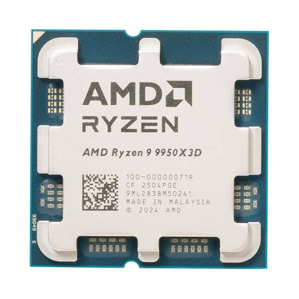AMD Ryzen 9 9950X3D processeur 4,3 GHz 144 Mo L2 L3 | ECP Grossiste informatique