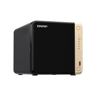 QNAP TS-464 NAS Tower Intel® Celeron® N5095 8 Go DDR4 0 To QNAP QTS Noir