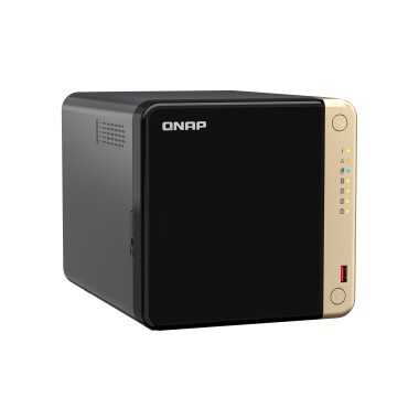 QNAP TS-464 NAS Tower Intel® Celeron® N5095 8 Go DDR4 0 To QNAP QTS Noir
