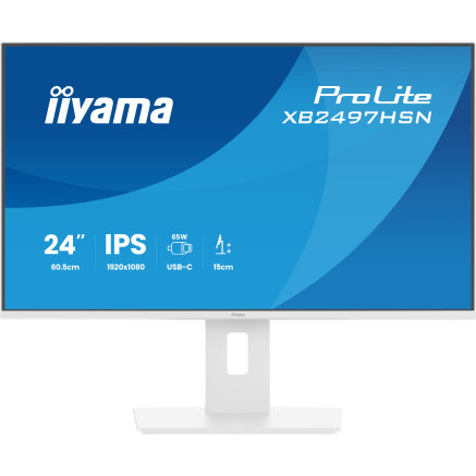 iiyama ProLite XB2497HSN-W1 écran plat de PC 60,5 cm (23.8") 1920 x 1080 pixels Full HD LED Blanc