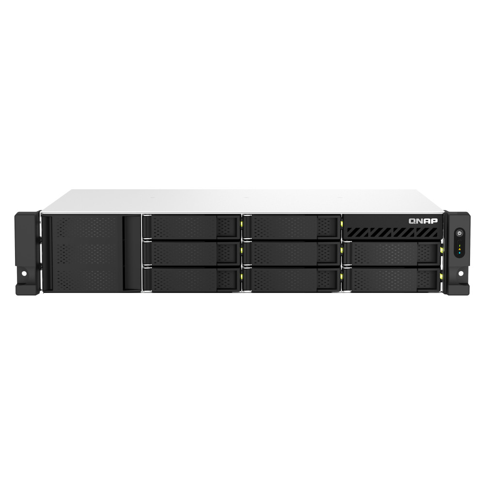 QNAP TS-864EU-RP NAS Rack (2 U) Intel® Celeron® N5095 8 Go DDR4 0 To QNAP Turbo System Noir