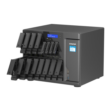QNAP TS-1655 NAS Tower Intel Atom® C5125 8 Go DDR4 0 To QNAP Turbo System Noir