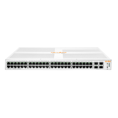 HPE Aruba Networking Aruba Instant On 1930 48G Class4 PoE 4SFP SFP+ 370W Géré L2+ Gigabit Ethernet (10 100 1000) Connexion