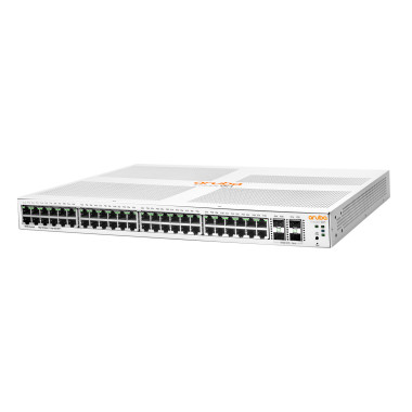 HPE Aruba Networking Aruba Instant On 1930 48G Class4 PoE 4SFP SFP+ 370W Géré L2+ Gigabit Ethernet (10 100 1000) Connexion