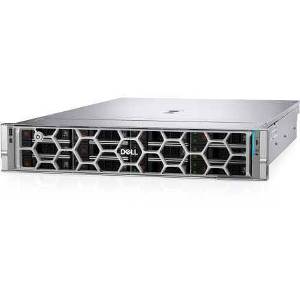 DELL R570 serveur 1,92 To Rack (2 U) Intel Xeon 6 6517P 3,2 GHz 32 Go DDR5-SDRAM 1100 W
