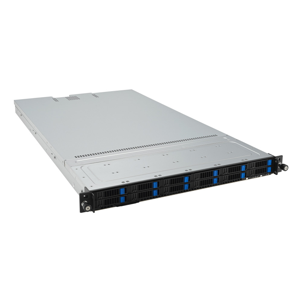 ASUS RS501A-E12-RS12U LGA 6096 Rack (1 U) Noir, Argent
