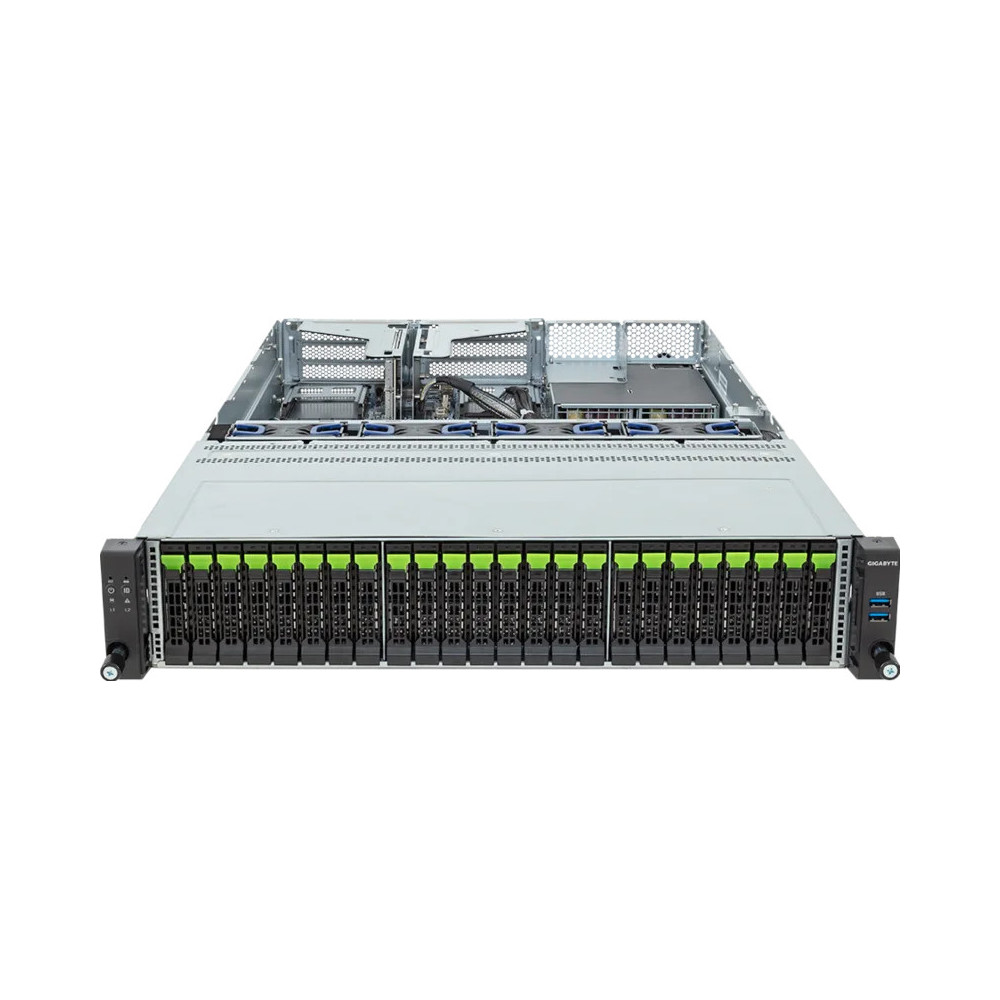 GIGABYTE R263-Z36-AAJ1 LGA 6096 Rack (2 U) Noir, Acier