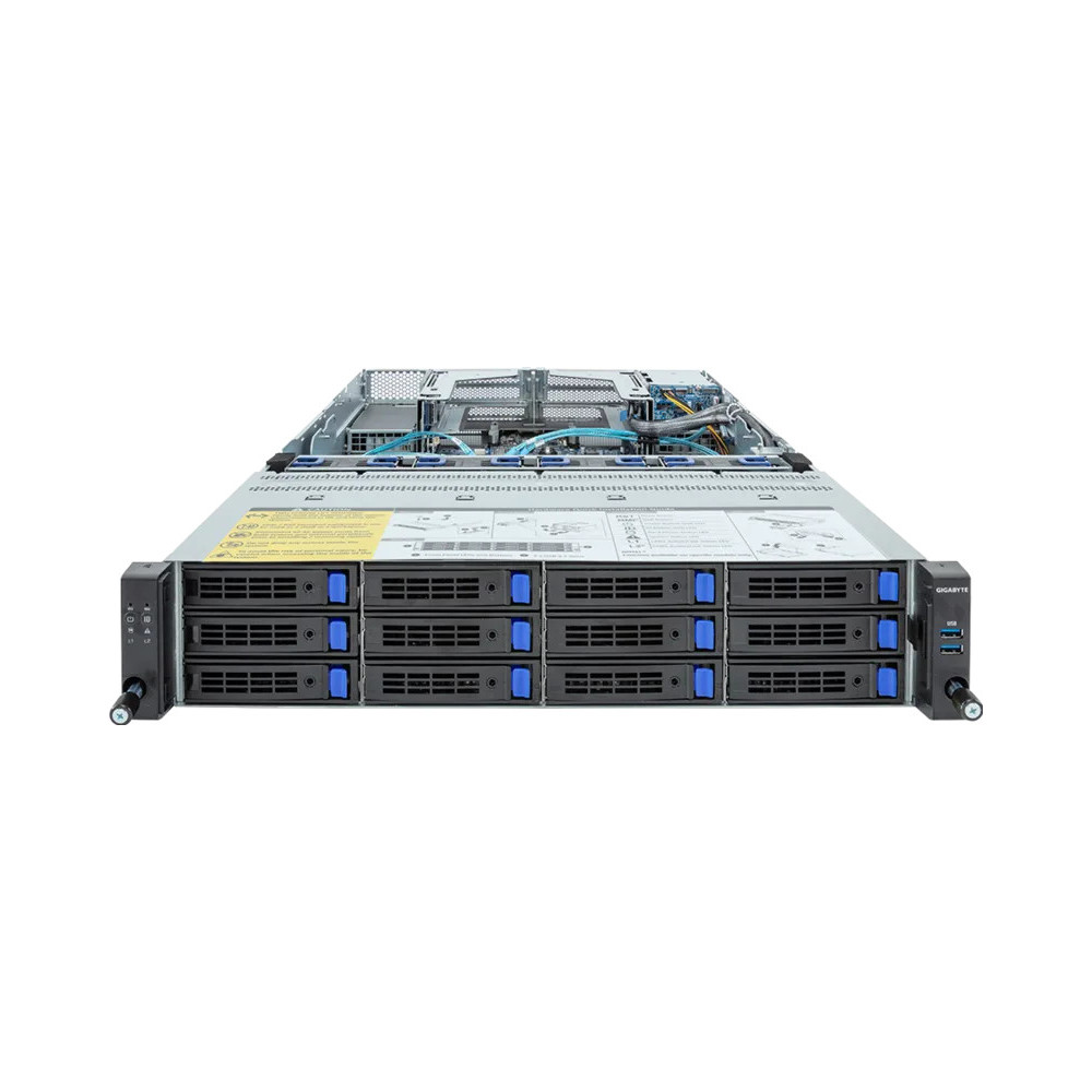 GIGABYTE R283-S94-AAH1 Intel C741 LGA 4677 (Socket E) Rack (2 U) Noir, Acier