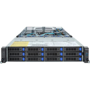 GIGABYTE R283-S94-AAH1 Intel C741 LGA 4677 (Socket E) Rack (2 U) Noir, Acier