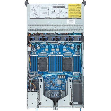 GIGABYTE R283-S94-AAH1 Intel C741 LGA 4677 (Socket E) Rack (2 U) Noir, Acier