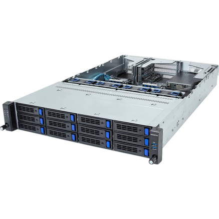GIGABYTE R263-S30-AAH2 Intel C741 LGA 4677 (Socket E) Rack (2 U) Noir, Gris