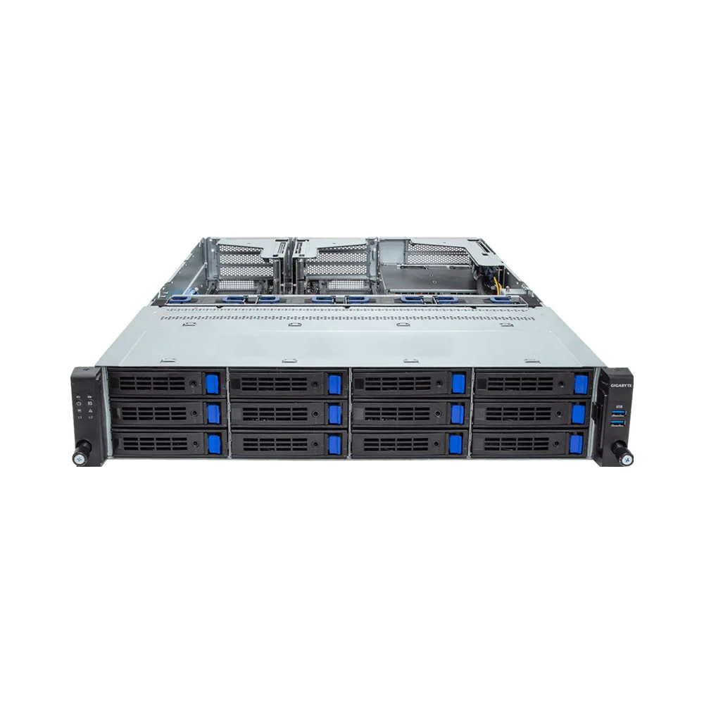 GIGABYTE R263-S30-AAH2 Intel C741 LGA 4677 (Socket E) Rack (2 U) Noir, Gris