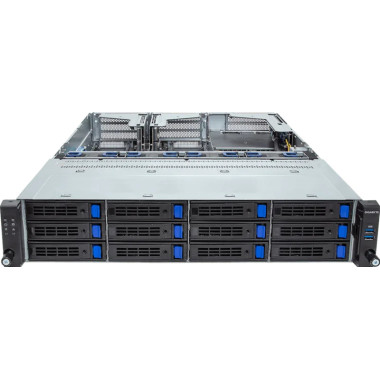 GIGABYTE R263-S30-AAH2 Intel C741 LGA 4677 (Socket E) Rack (2 U) Noir, Gris