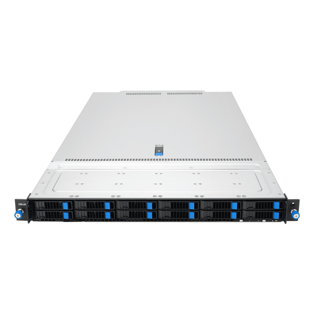 ASUS RS700A-E13-RS12U LGA 6096P Rack (1 U) Noir, Argent