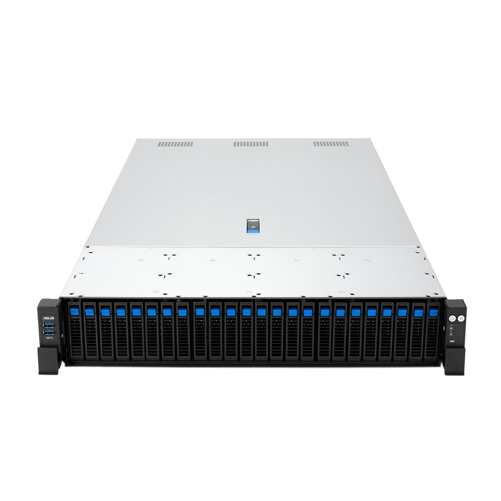 ASUS RS720A-E13-RS24G Socket SP5 Rack (2 U) Noir, Argent
