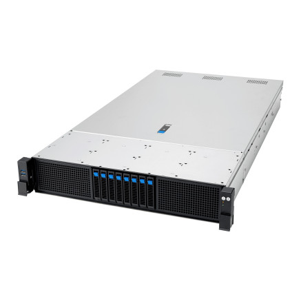 ASUS RS720A-E13-RS8U Socket SP5 Rack (2 U) Noir, Argent