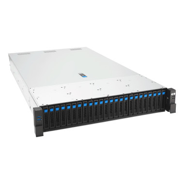 ASUS RS720-E12-RS24G Rack (2 U) Noir, Argent