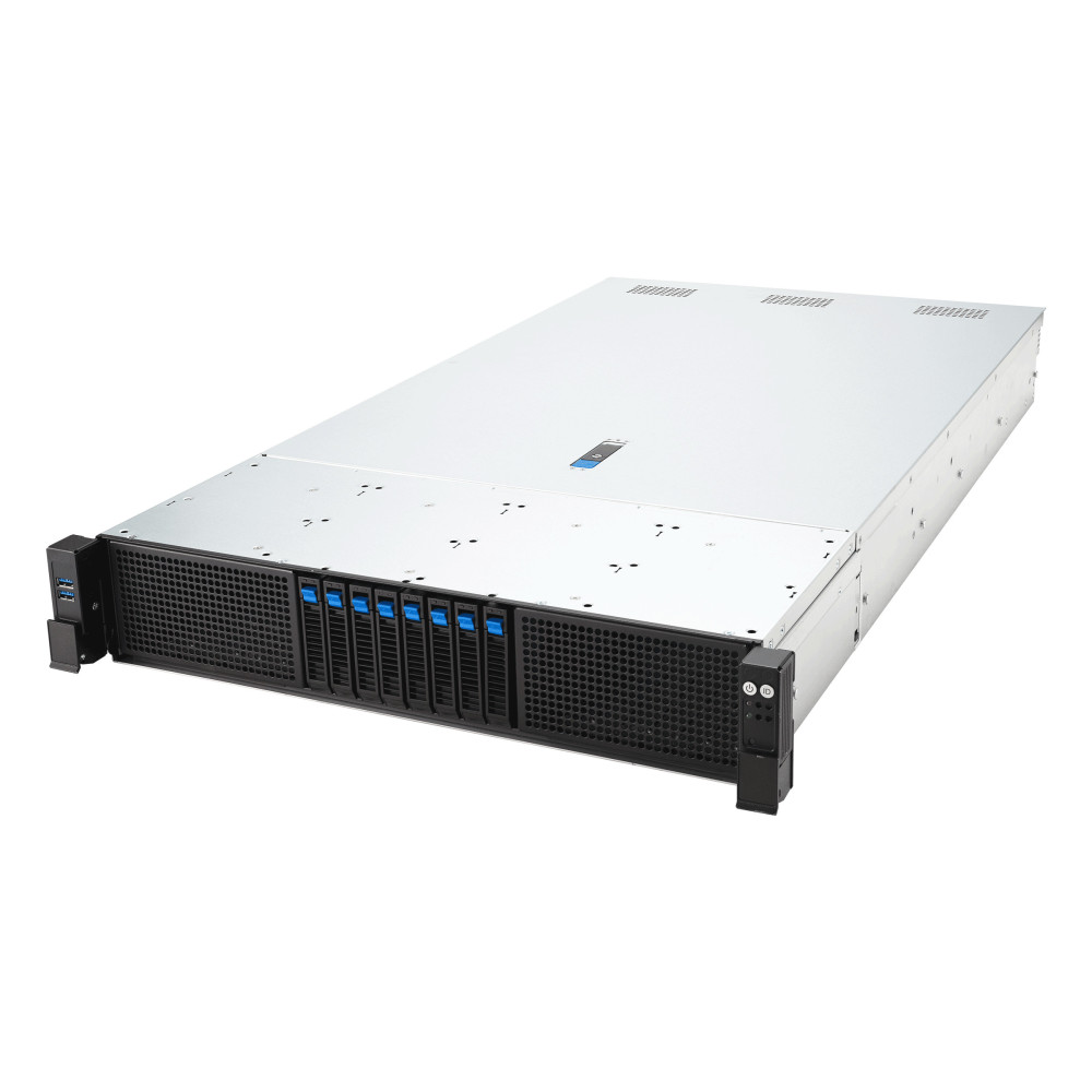 ASUS RS720-E12-RS8G Rack (2 U) Noir, Argent