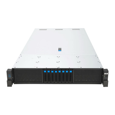 ASUS RS720-E12-RS8G Rack (2 U) Noir, Argent