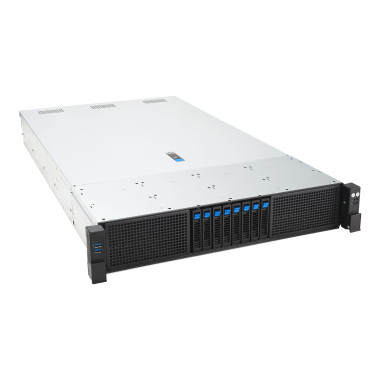 ASUS RS720-E12-RS8G Rack (2 U) Noir, Argent