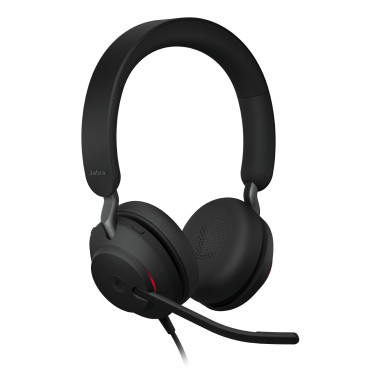 Jabra Evolve2 40 SE Casque Avec fil Arceau Bureau Centre d'appels USB Type-C   USB Type-A Noir