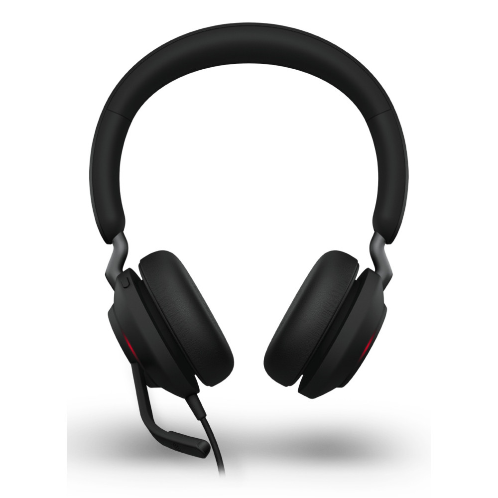 Jabra Evolve2 40 SE Casque Avec fil Arceau Bureau Centre d'appels USB Type-C   USB Type-A Noir