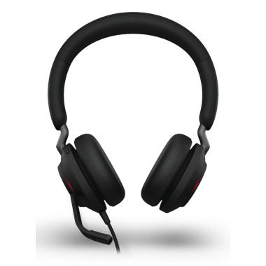 Jabra Evolve2 40 SE Casque Avec fil Arceau Bureau Centre d'appels USB Type-C   USB Type-A Noir