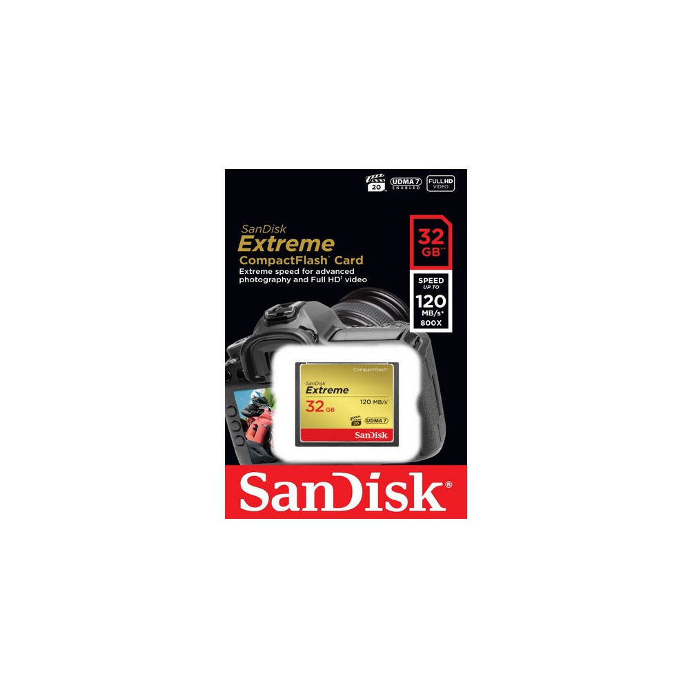 SanDisk 32GB Extreme 32 Go CompactFlash