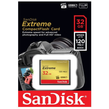 SanDisk 32GB Extreme 32 Go CompactFlash