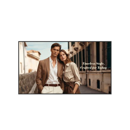 LG 110UH5Q-H Écran d'affichage dynamique Écran plat de signalisation numérique 2,49 m (98") LCD Wifi 500 cd m² 4K Ultra HD Noir