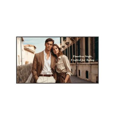 LG 110UH5Q-H Écran d'affichage dynamique Écran plat de signalisation numérique 2,49 m (98") LCD Wifi 500 cd m² 4K Ultra HD Noir