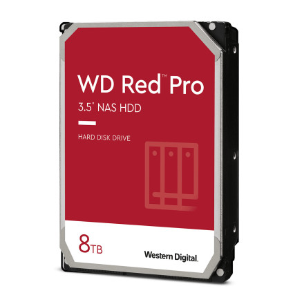 Western Digital Red Pro disque dur 8 To 7200 tr min 256 Mo 3.5" SATA