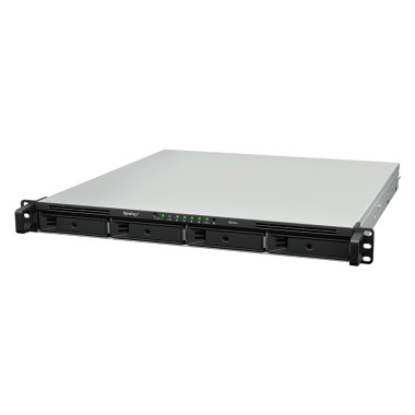 Synology RackStation RS826+ serveur de stockage NAS Rack (1 U) AMD Ryzen V1500B 4 Go DDR4 0 To DiskStation Manager Noir, Gris