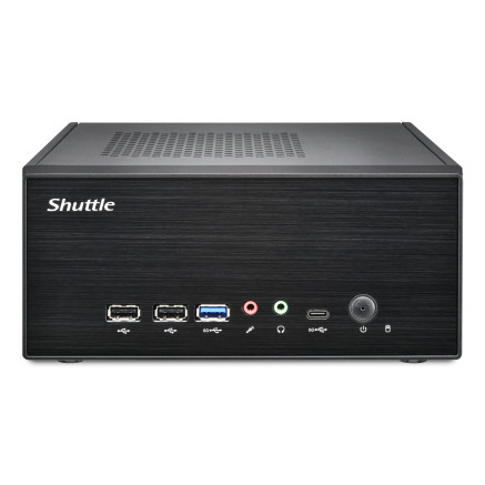 Shuttle XPC slim Barebone XB860G2 - S1851, Intel H860, 1xDP, 2xHDMI, 2 PCIe Slots (1x 16X & 1x X1), 2x Intel LAN (1G + 2.5G),