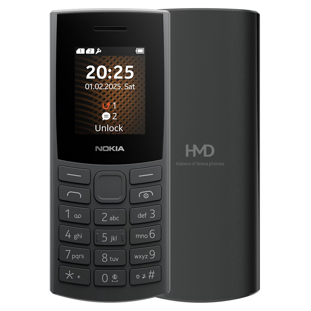 Nokia 105 4G TA-1691 Dual SIM sans appareil photo Charbon