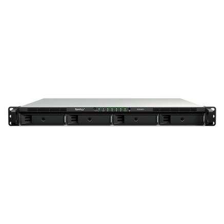 Synology RackStation RS826RP+ serveur de stockage NAS Rack (1 U) AMD Ryzen V1500B 4 Go DDR4 0 To DiskStation Manager Noir, Gris