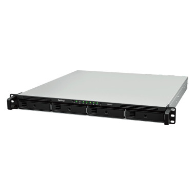 Synology RackStation RS826RP+ serveur de stockage NAS Rack (1 U) AMD Ryzen V1500B 4 Go DDR4 0 To DiskStation Manager Noir, Gris