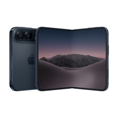 Apple iPhone Duo 19,3 cm (7.6") Double SIM iOS 27 5G USB Type-C 256 Go 4883 mAh Bleu foncé