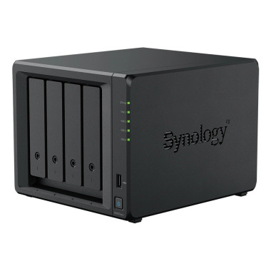Synology DiskStation DS925NEO+ serveur de stockage NAS Compact Ryzen Embedded V1500B 4 Go DDR4 0 To DSM Noir