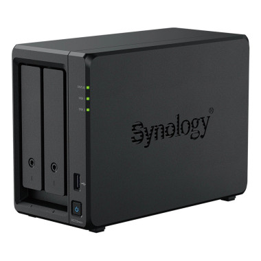 Synology DiskStation DS725NEO+ serveur de stockage NAS Compact Ryzen Embedded R1600 4 Go DDR4 0 To DSM Noir